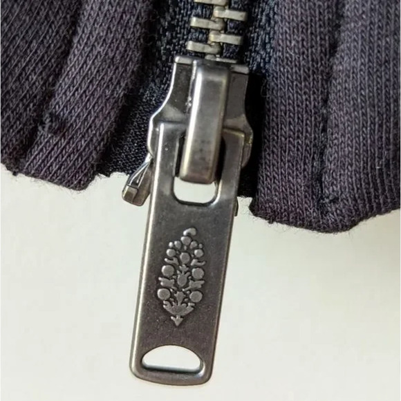 Free People Movement Women's M Foundation Jacket Zip Up Black Cotton Pocket NWT - Picture 10 of 17